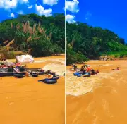 Boiacross: esporte transforma rio em pista de diversão no Carnaval do Noroeste Fluminense