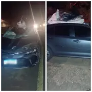 Carro fica totalmente destruído após atropelar égua na MGC-342 em Rubelita
