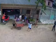 Carroça se desprende de moto e atinge três crianças em Tarauacá, no Acre