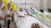 Casal idoso comemora 73 anos de casamento durante internação hospitalar em Araçatuba