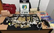 Casal é preso com joias de R$ 550 mil após roubo qualificado no Pará, diz PM