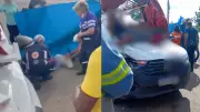 Casal sofre ferimentos graves em colisão entre carro e moto na Zona Norte de Teresina