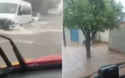 Chuva intensa causa alagamentos e invade casas em Porangatu, Goiás