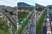 Congestionamento quilométrico marca retorno do Carnaval nas estradas de São Paulo