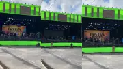 Dadá Boladão realiza show para plateia quase vazia em Goiana durante o carnaval