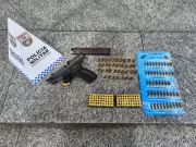 Dois homens são presos por porte ilegal de arma em Resende, no Rio de Janeiro