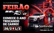 Feirão Select Auto reúne 500 veículos em Sorocaba para celebrar 25 anos do Pense Auto