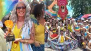 Fãs de Maria Bethânia celebram Grammy com réplica do troféu no carnaval de Olinda