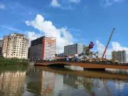 Galo Gigante começa montagem na Ponte Duarte Coelho com cortejo inédito do coração