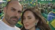 Heloísa Bolsonaro responde a Nikolas Ferreira sobre estado de Eduardo e pede votos para Flávio