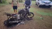 Homem é assassinado após roubo e incêndio de moto em Cabeceiras do Piauí; polícia investiga latrocínio