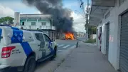 Homem é morto pela PM após atirar contra militares em Vila Velha; ônibus incendiado