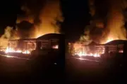 Incêndio criminoso destrói borracharia e atinge igreja em Vila Bela da Santíssima Trindade