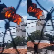 Incêndio destrói estátua de Nossa Senhora de Fátima em construção em Natal