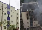 Incêndio por explosão de gás destrói prédio em Salvador e deixa 16 feridos, incluindo bombeiros