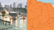 INMET emite alerta laranja para chuvas intensas no Piauí com risco de alagamentos e ventos fortes