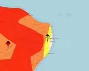 Inmet emite alerta vermelho para chuvas intensas em 36 cidades do Rio Grande do Norte
