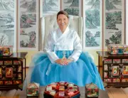 Janja recebe Hanbok em encontro com comunidade coreana antes de viagem de Lula à Coreia do Sul