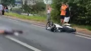 Jovem de 20 anos morre em colisão entre moto e caminhão na SP-310 em Rio Preto