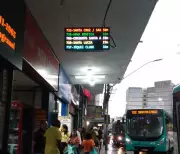 Juiz de Fora ganha painel eletrônico que mostra tempo de chegada dos ônibus em tempo real