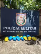 Mais de 400 invólucros de drogas são encontrados escondidos em caixa d'água em Barra do Piraí