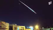 Meteoro brilhante ilumina o céu do Rio Grande do Sul em evento astronômico raro