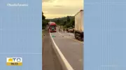 Motociclista morre em colisão com caminhonete na BR-153, próximo a Guaraí, no Tocantins