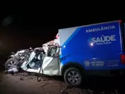 Motorista de ambulância morre em grave acidente com caminhão de abacaxis no Pará