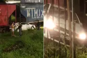 Motorista ignora sinais e colide com trem ao atravessar linha férrea em Guarujá, SP