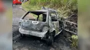 Motorista morre após colisão frontal com caminhão que incendeia carro no RS