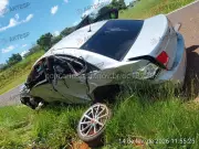 Motorista perde controle, capota e morre em acidente na Raposo Tavares em Martinópolis