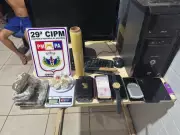 Operação da PM apreende 1 kg de drogas em ponto de venda noturno em Óbidos, PA