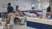 Pacientes do HGF sofrem com calor após falha no ar-condicionado em sala de medicação
