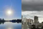 Paraná tem tempo dividido: calor acima de 30°C no Oeste e chuva no Litoral