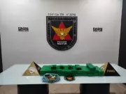 PM prende dois jovens com 25 barras de maconha em Governador Valadares