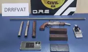 Polícia Civil fecha fábrica clandestina de armas artesanais e apreende drogas em Boa Vista