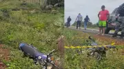 Porteiro de hospital morre em acidente de moto na PI-215, no Piauí