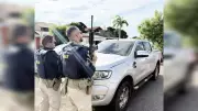 PRF recupera caminhonete roubada em abordagem na BR-163, em Santarém