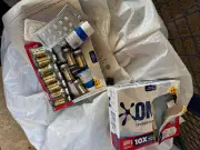 Receita Federal apreende remédios emagrecedores e anabolizantes escondidos em caixas de sabão em Foz do Iguaçu