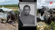 Servidor municipal do Piauí morre em grave acidente frontal na BR-316