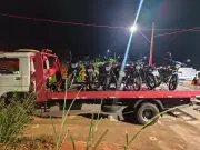 Sete motociclistas são detidos após manobras perigosas em Timóteo