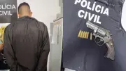 Suspeito de homicídio e roubos é preso no Piauí com arma e munições apreendidas