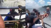 Turistas arriscam vidas em episódios perigosos nas Cataratas do Iguaçu
