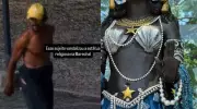 Vandalismo em estátua de Iemanjá em Teresina: polícia divulga foto de suspeito