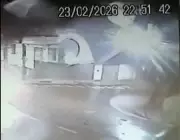 Vídeo flagra deslizamento que atingiu prédio de policial penal em Juiz de Fora