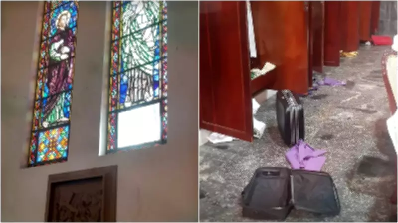 Homem invade e vandaliza Catedral de Fortaleza durante madrugada; suspeito é preso