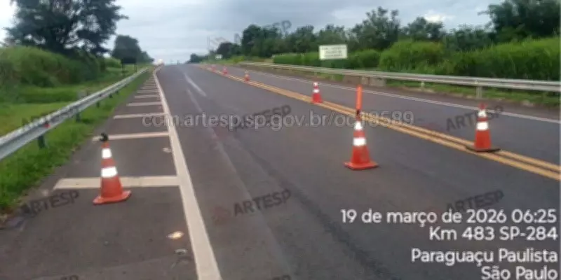 Homem morre atropelado em rodovia de Paraguaçu Paulista; motorista foge sem prestar socorro