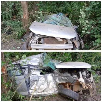 Acidente na MGC-122 em Janaúba deixa três feridos após carro bater em árvores