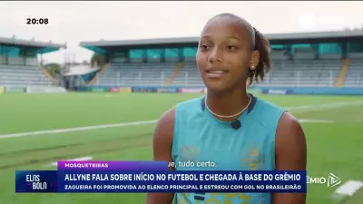 Allyne, zagueira do Grêmio, fala sobre início no futebol e promoção ao time principal