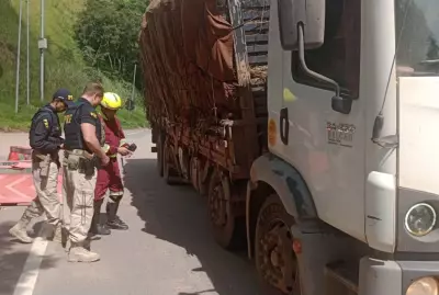 Ação de Segurança na Via Dutra Usa Câmeras Termográficas para Inspecionar Caminhões